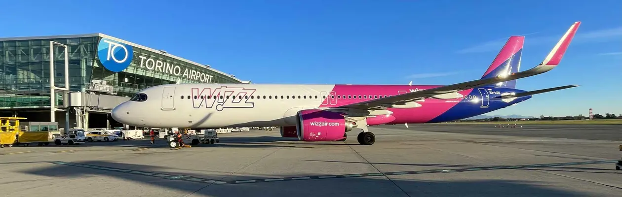 Torino Airport: inaugurate le rotte di Wizz Air per Budapest e Sofia