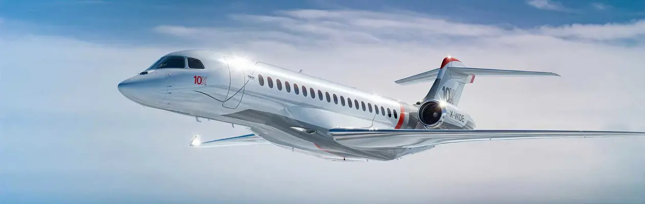 Falcon 10X, il nuovo business jet di Dassault