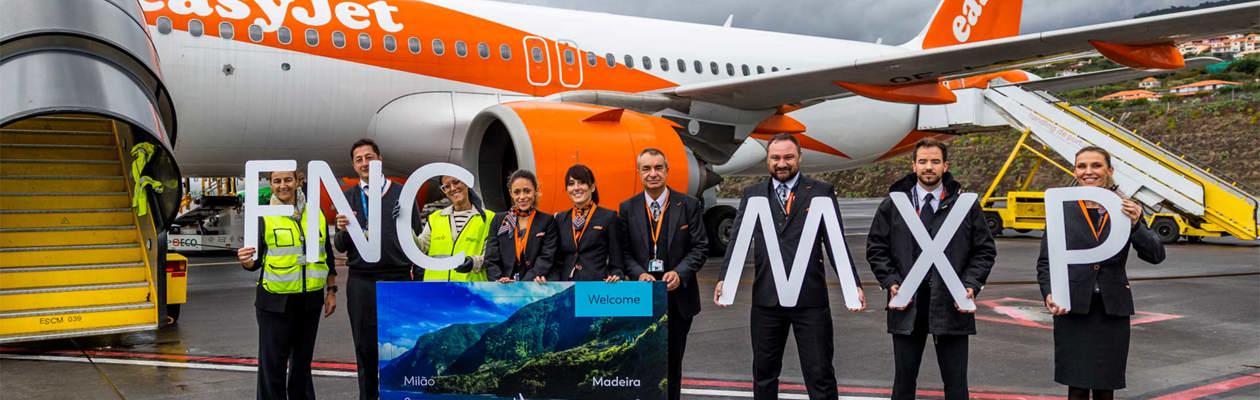 easyJet: decolla da Malpensa il primo volo per Madeira
