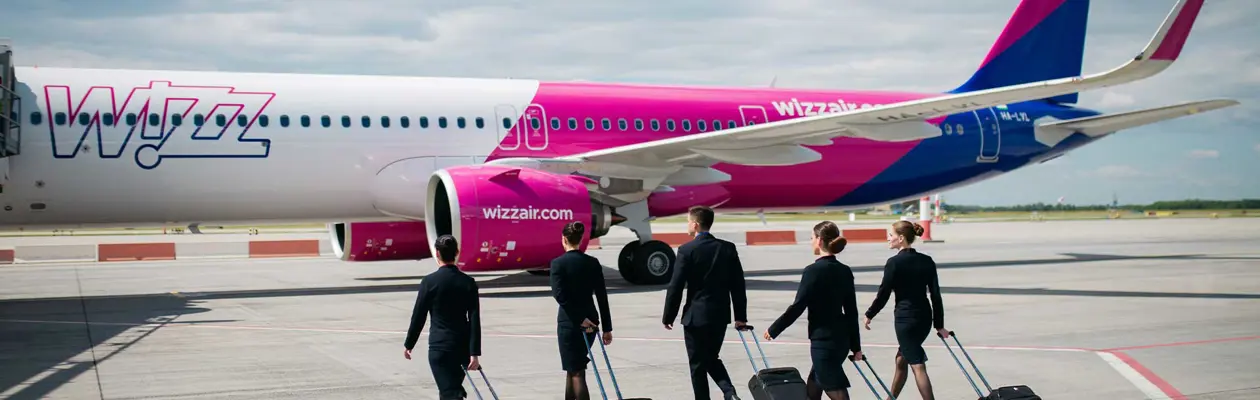 Wizz Air flies from Lamezia Terme to Rome Fiumicino