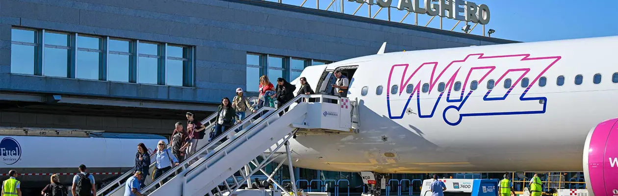 Wizz Air boosts flights from Alghero and Olbia