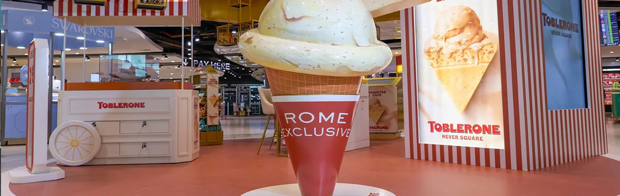 Toblerone Vanilla Gelato debutta in esclusiva all’Aeroporto di Roma Fiumicino