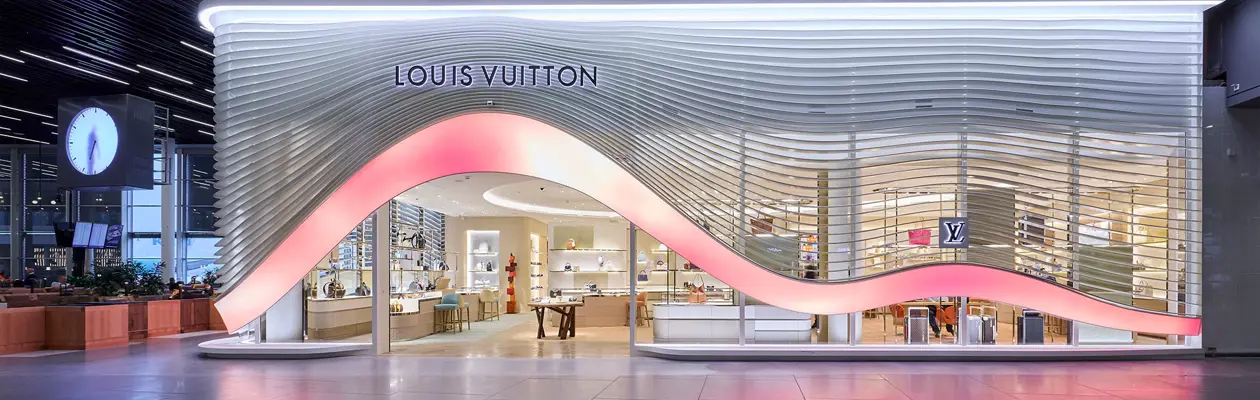 Louis Vuitton opens its first boutique at Amsterdam Airport Schiphol