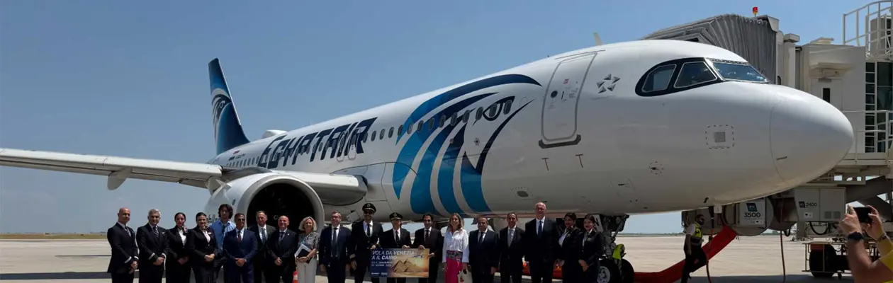 Egyptair vola da Venezia al Cairo