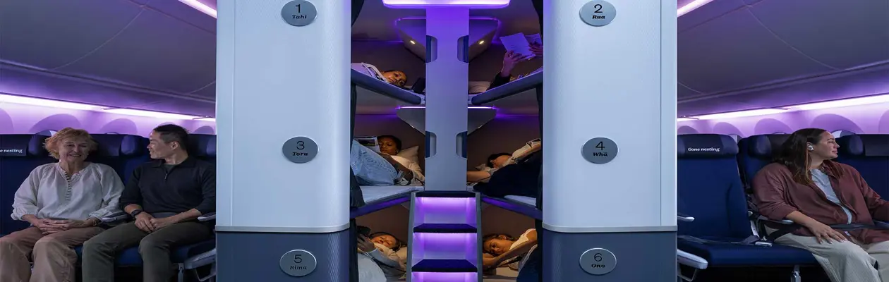 Air New Zealand lancia Skynest tra New York e Auckland