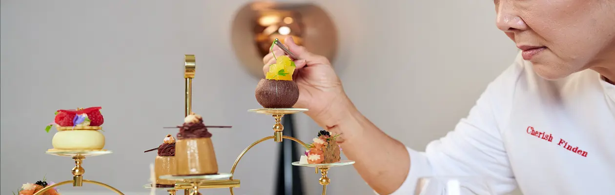 Heathrow brings Afternoon Tea to the VIP terminal with Cherish Finden