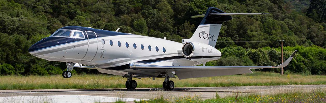 Gulfstream G280 cleared for flights at Saint-Tropez airport