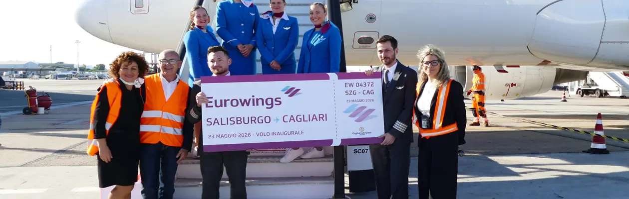 Eurowings inaugurates the new Cagliari-Salzburg flight