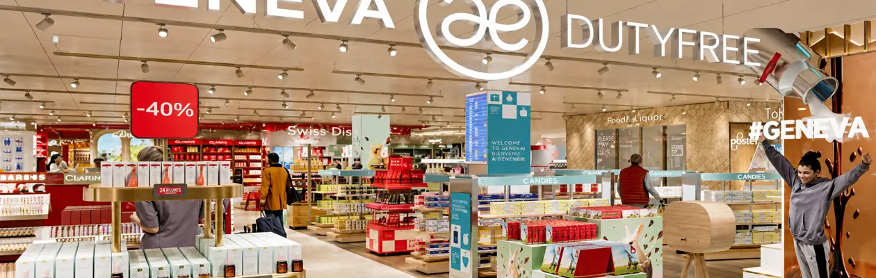 New duty-free and fashion shops at Geneva Airport