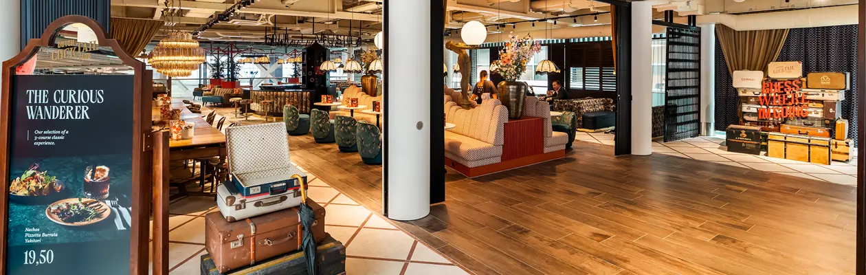 The Wanderer: the new restaurant and cocktail bar at Schiphol