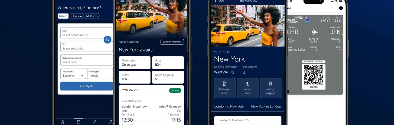 British Airways rinnova l’app per i passeggeri