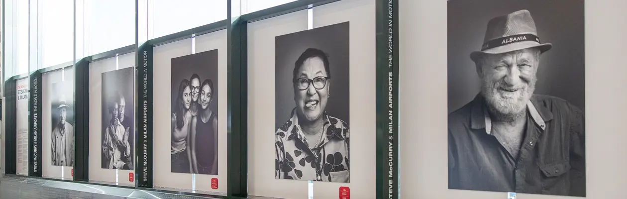 Steve McCurry brings "The World in Motion" to Milan Malpensa