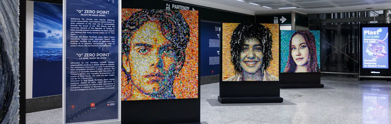A Malpensa la mostra “0” ZERO POINT sull’arte sostenibile di Deniz Sağdıç