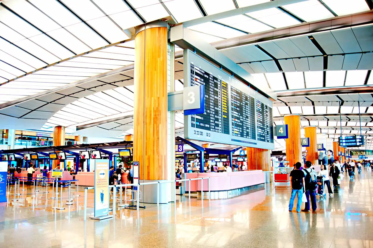 Aeroporto di Singapore Changi Foto: Copyright © Sisterscom.com / Depositphotos