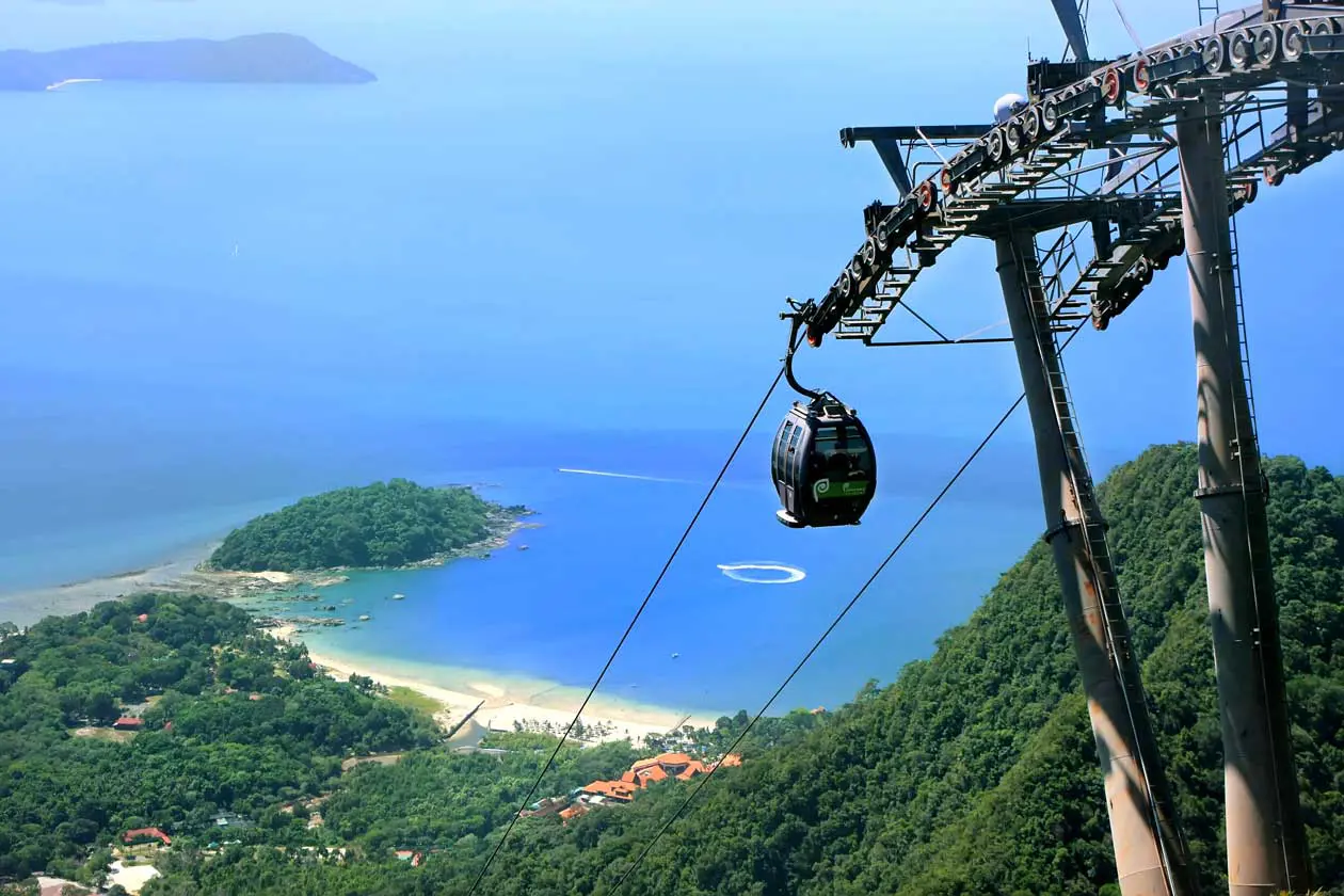 Funivia SkyCab, Langkawi, Malesia Foto: Copyright © Sisterscom.com / Depositphotos