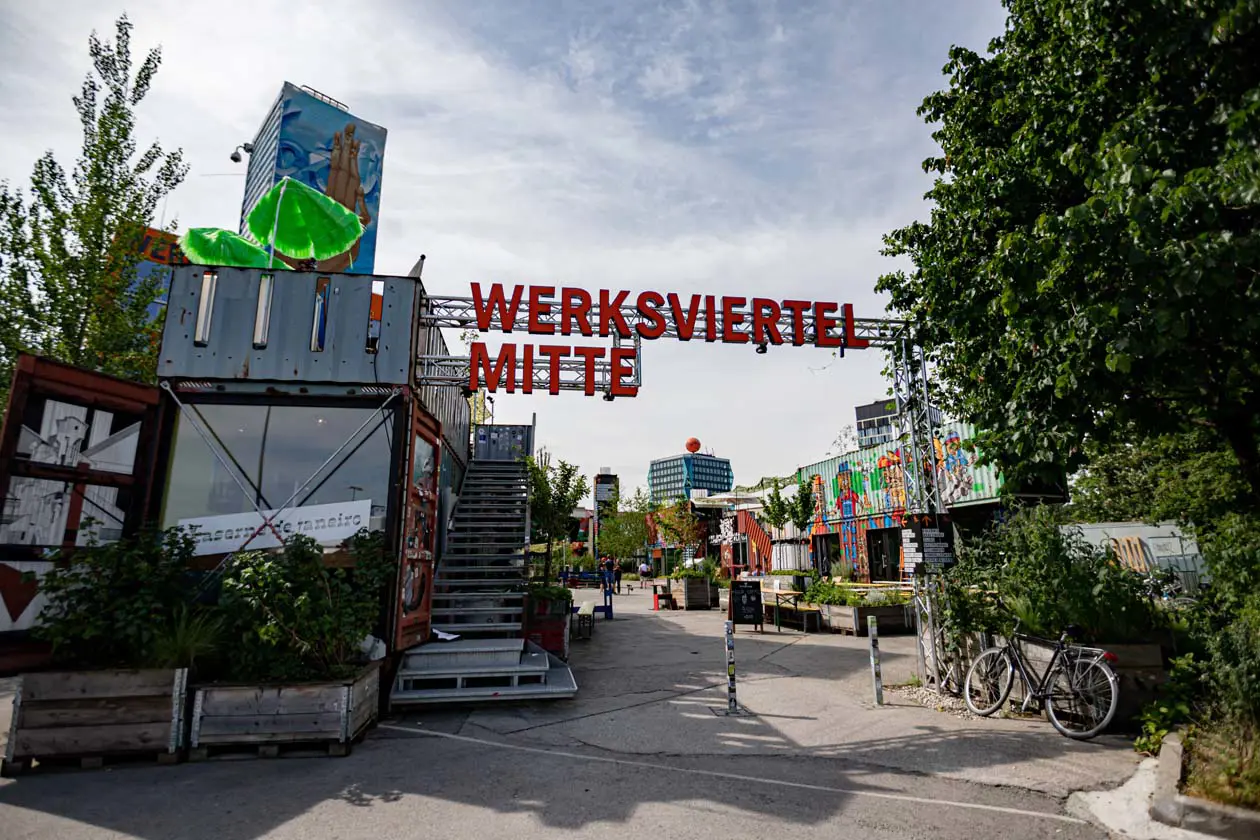 Werksviertel Mitte Eingang © München Tourismus Thies Janknecht