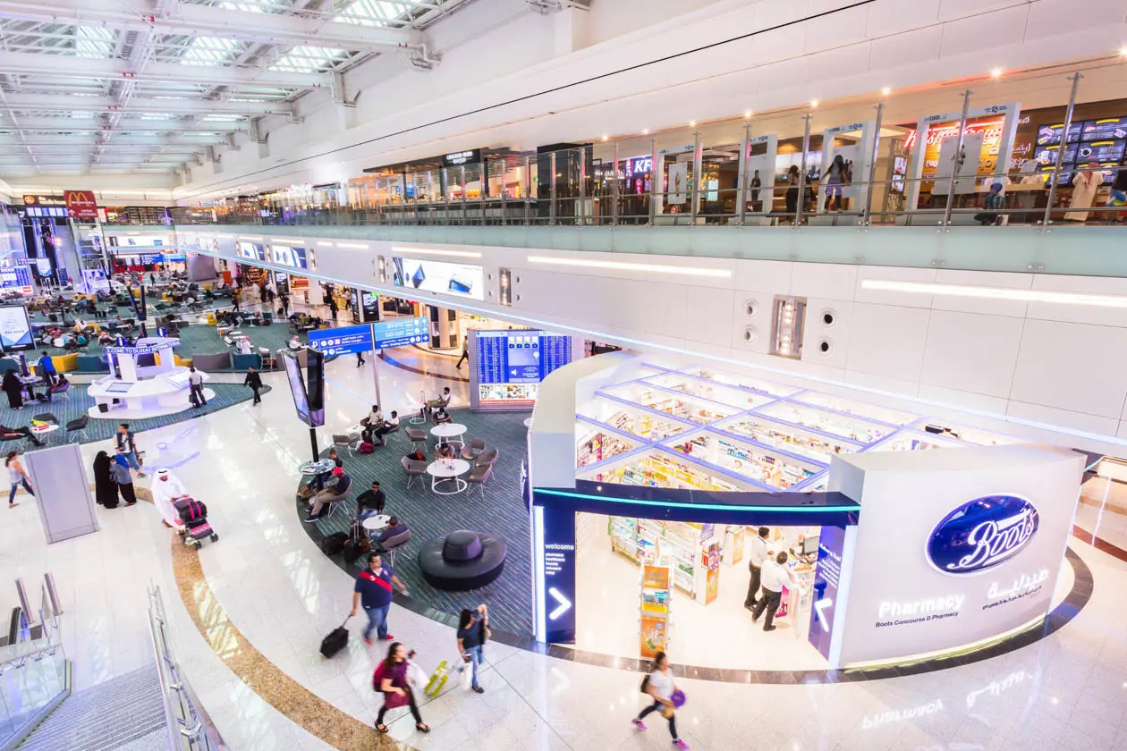 Concourse D, DXB Airport Foto: Copyright © Aeroporto di Dubai