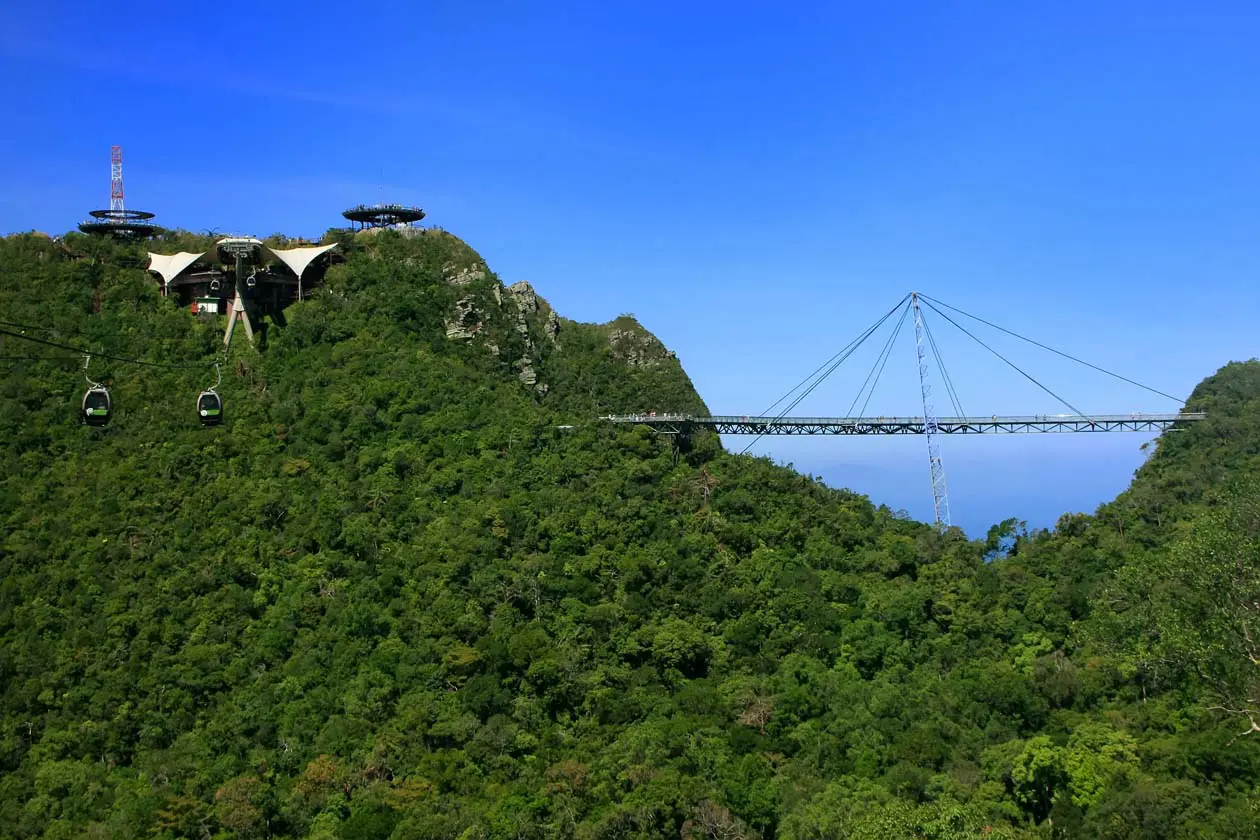 Funivia SkyCab e Langkawi SkyBridge, Langkawi, Malesia Foto: Copyright © Sisterscom.com / Depositphotos
