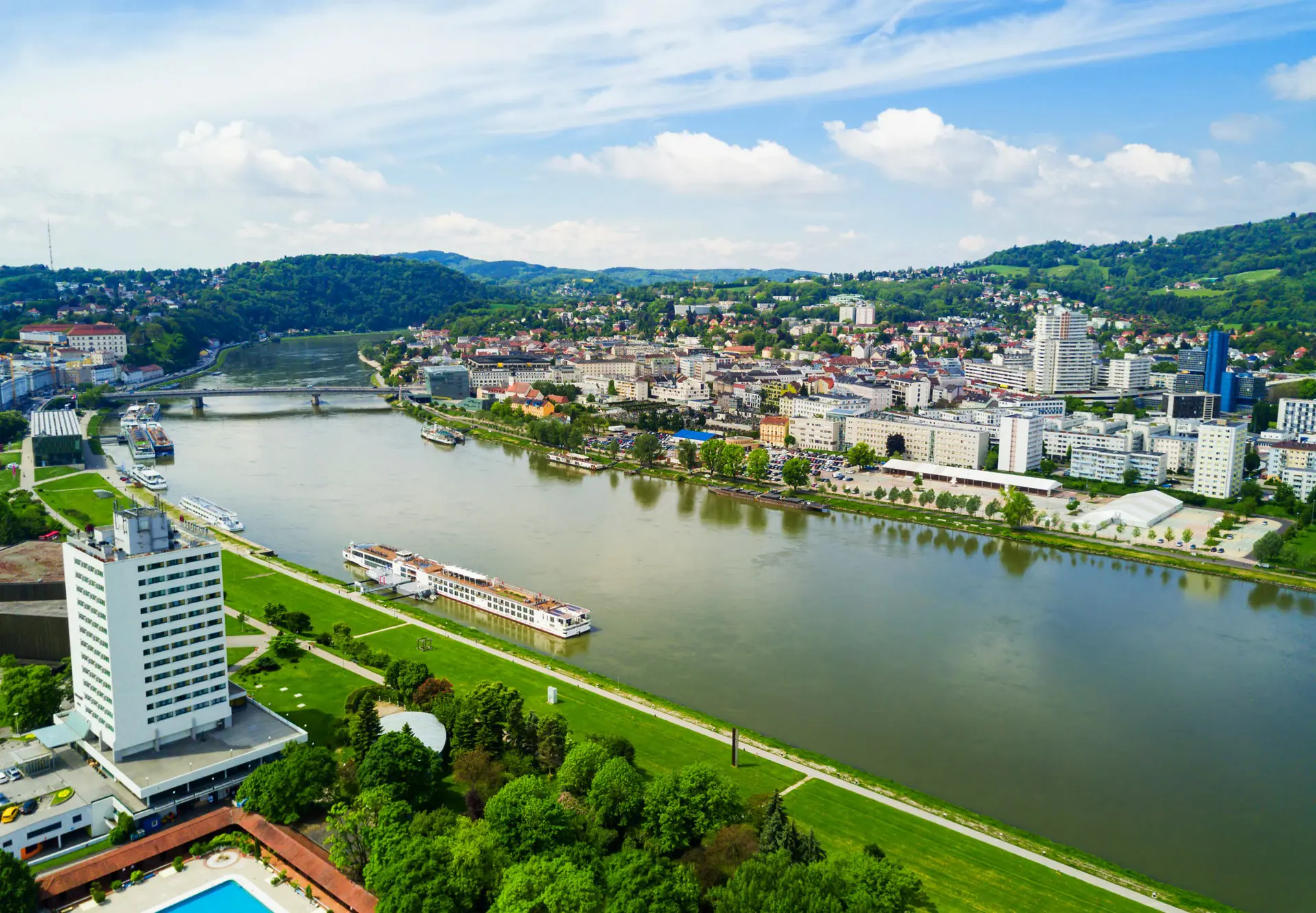 Panorama dall'alto di Linz Copyright © Sisterscom.com / Shutterstock
