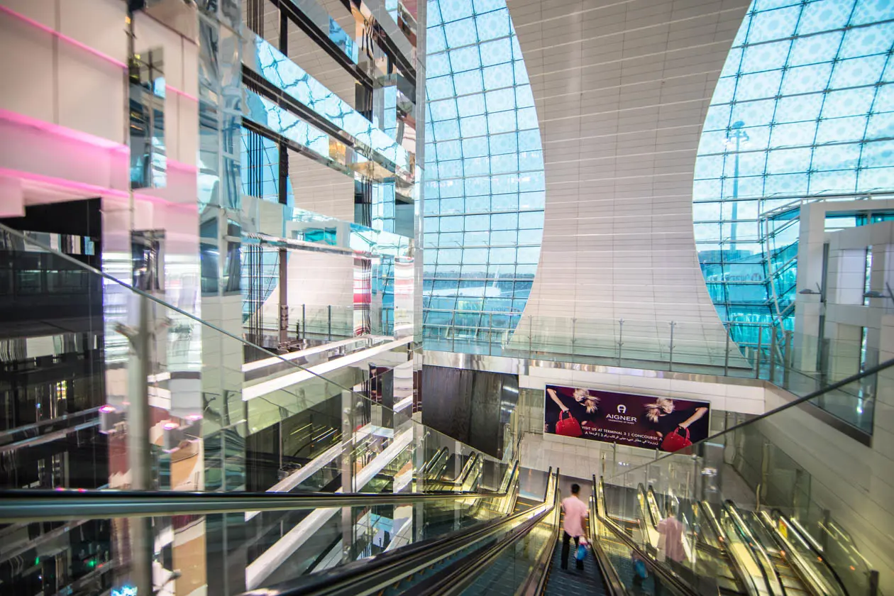Concourse B, DXB Airport  Foto: Copyright © Aeroporto di Dubai