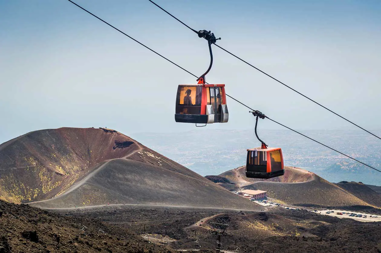 Etna e funivia Foto: Copyright © Sisterscom.com / Depositphotos