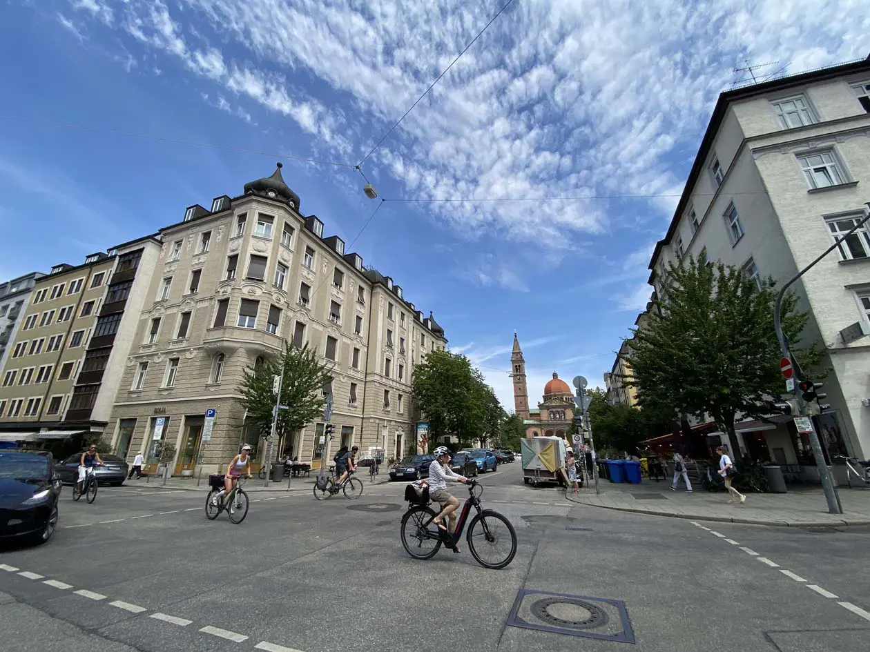 Quartiere di Schwabing a Monaco di Baviera Foto: Copyright © Avion Tourism Magazine / Sisterscom.com