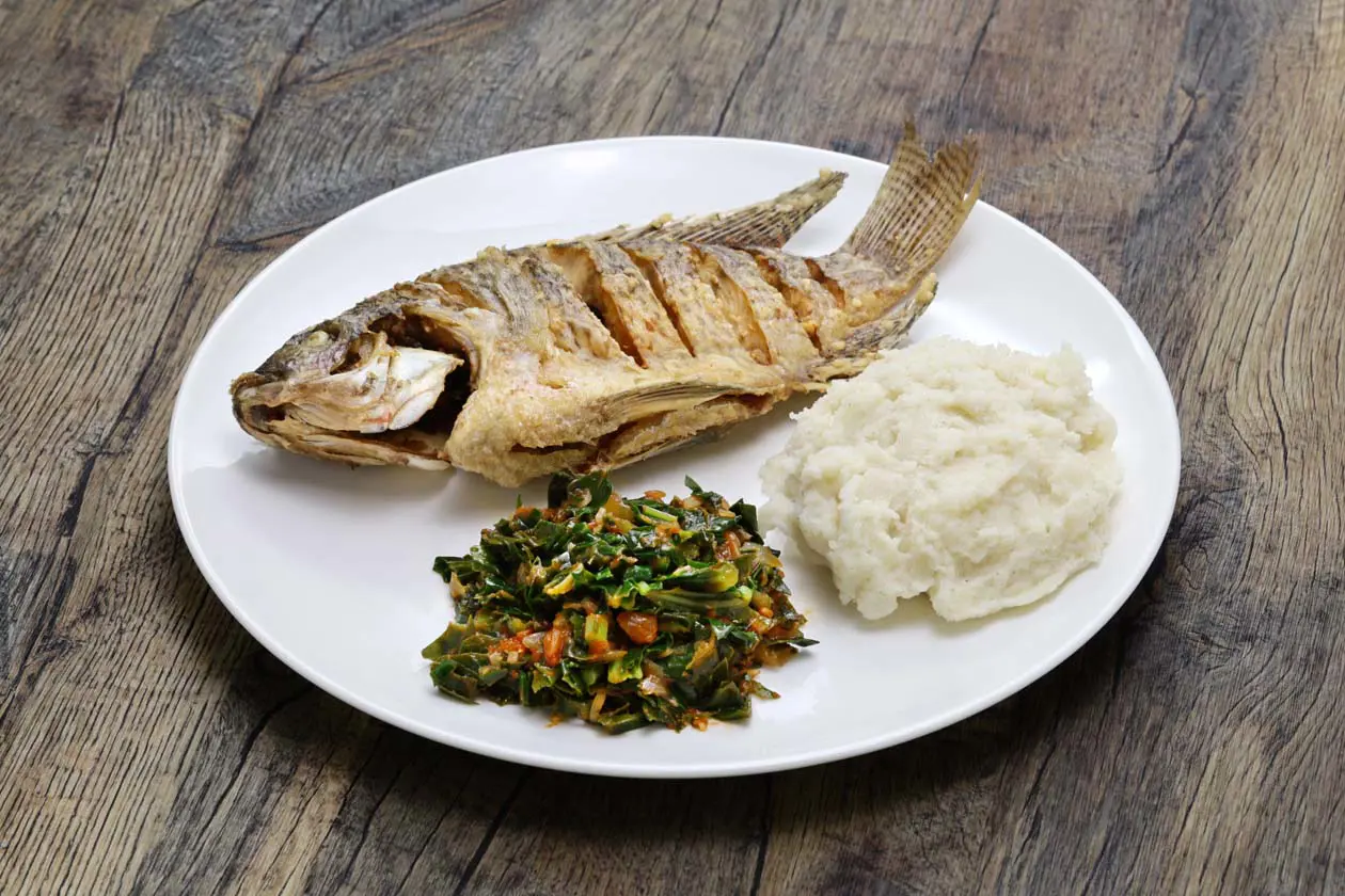 Ugali e pesce Foto © Sisterscom.com / Depositphotos