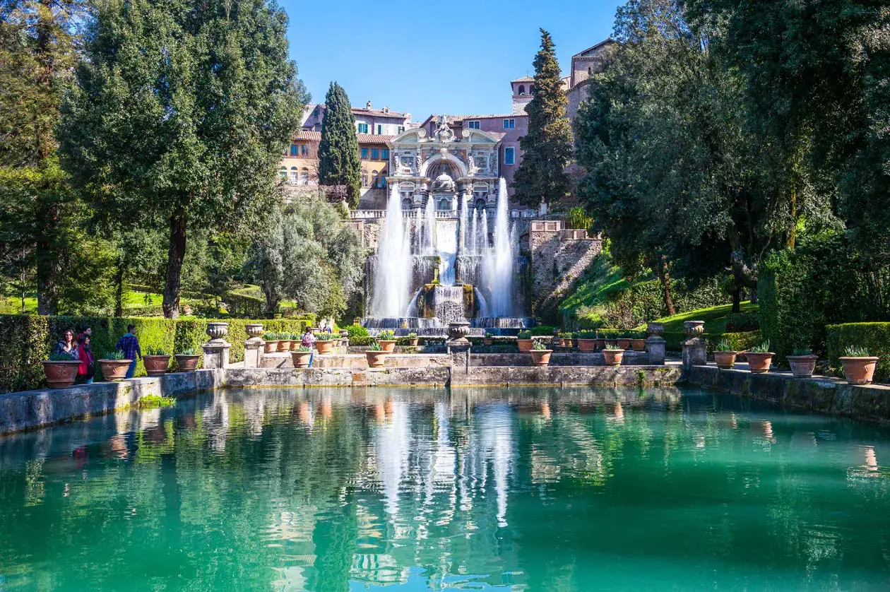 I Giradini di Villa d’Este a Tivoli. Foto: Copyright © Sisterscom.com / Depositphotos