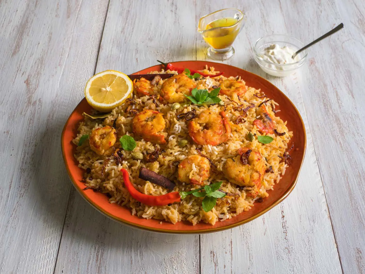 Biryani di gamberi Foto Copyright © Sisterscom.com / Depositphotos