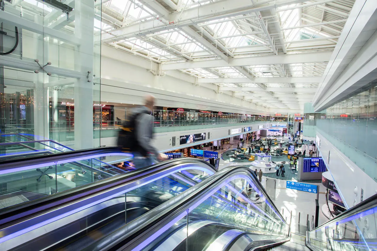 Concourse D, DXB Airport Foto: Copyright © Aeroporto di Dubai