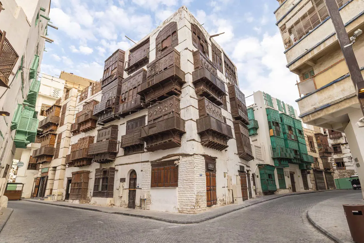 Jeddah,&nbsp;quartiere Al-Balad, Patrimonio dell'Umanità&nbsp;Foto: Copyright © Sisterscom.com /&nbsp;Depositphotos