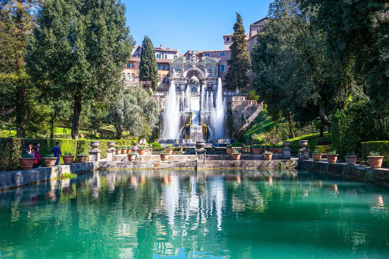 Villa d’Este a Tivoli. Foto: Copyright © Sisterscom.com / Depositphotos
