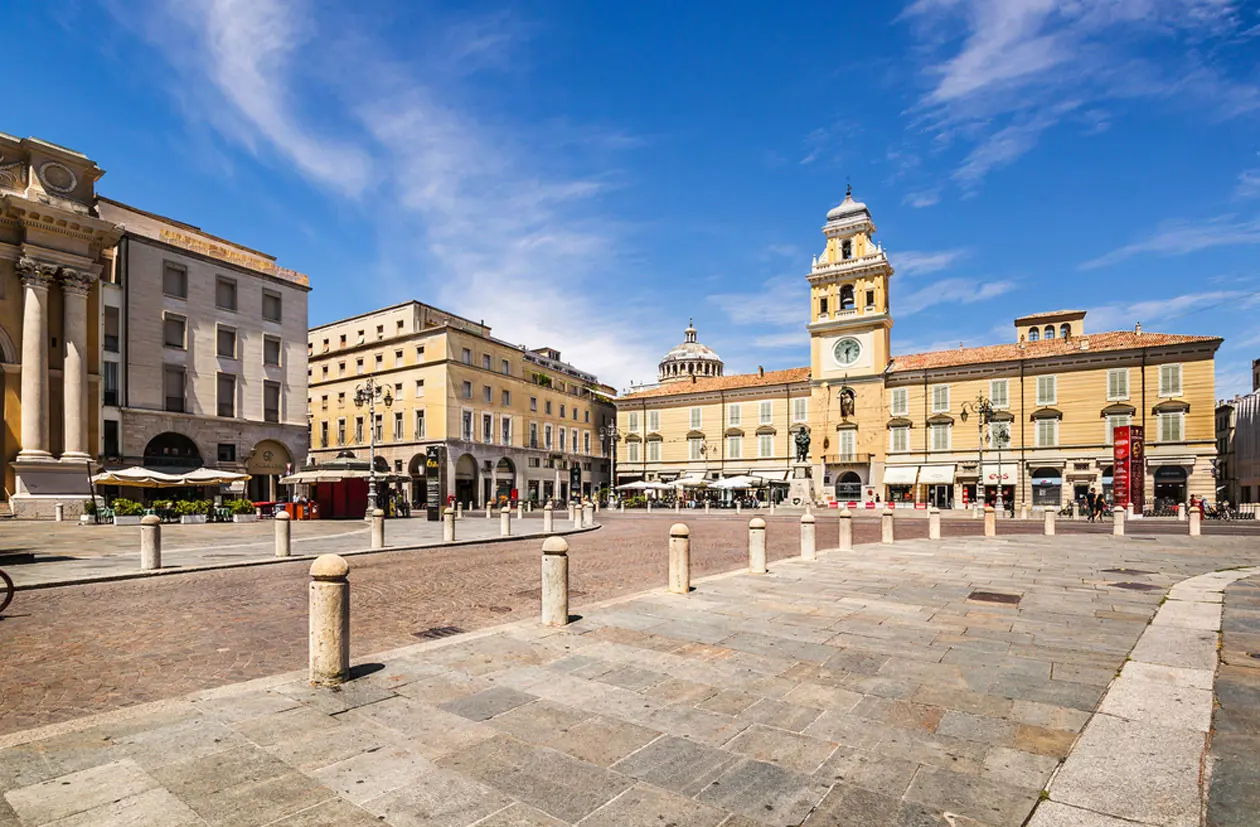 Piazza Garibaldi. Parma. Photo: Copyright © Sisterscom.com / Shutterstock