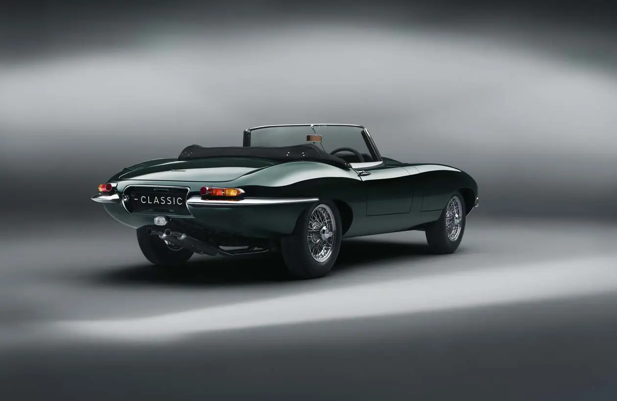 Jaguar Classic E‑type Commemorative Copyright © Jaguar Classic