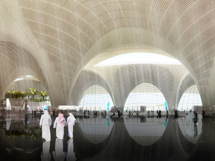 Kuwait Airport - new terminal project Copyright © DGCA / Foster + Partners