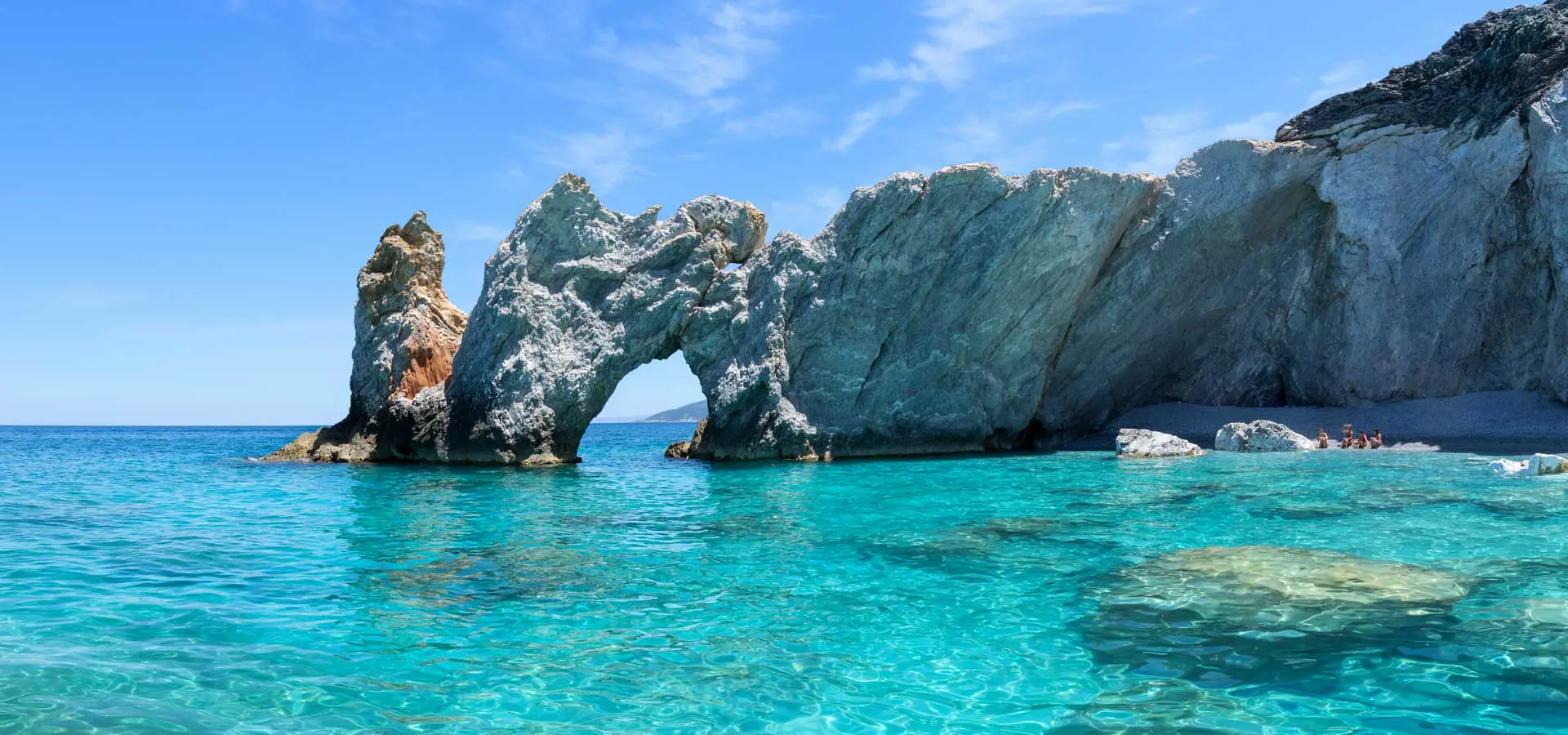 Skiathos. Spiaggia Lalaria.