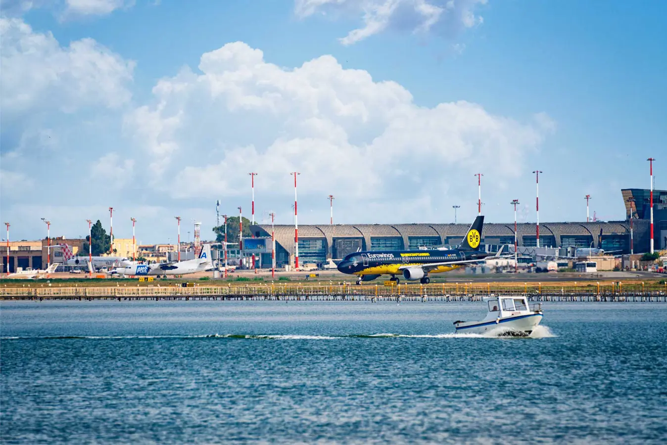 Cagliari airport, Sardinia, Italy