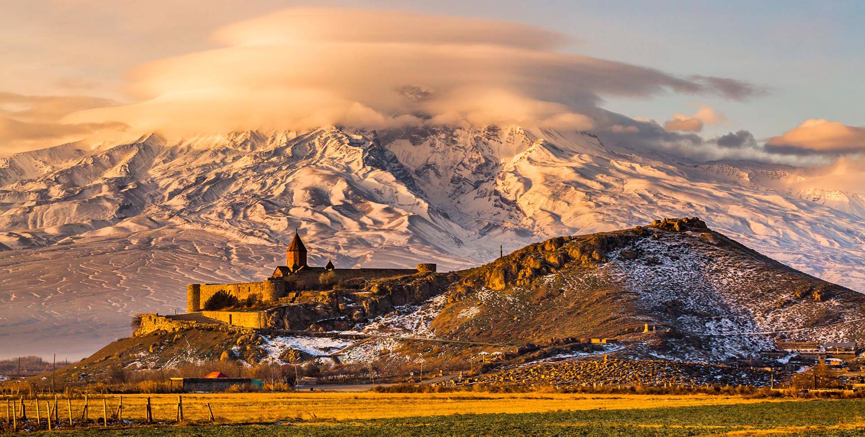 Mountains of Ararat. Armenia.