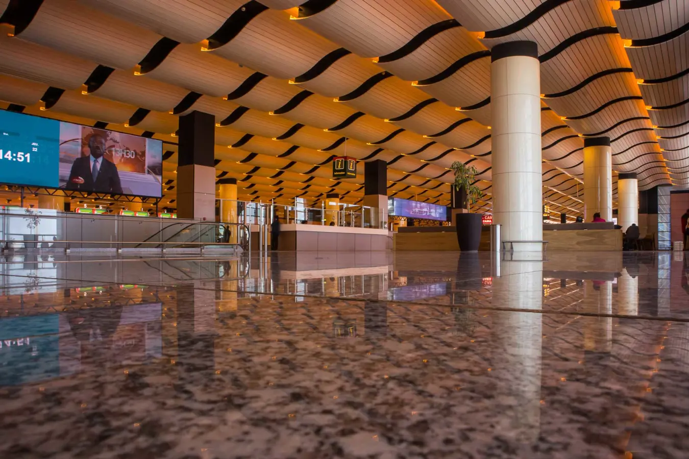 Blaise Diagne International Airport, Dakar, Senegal.