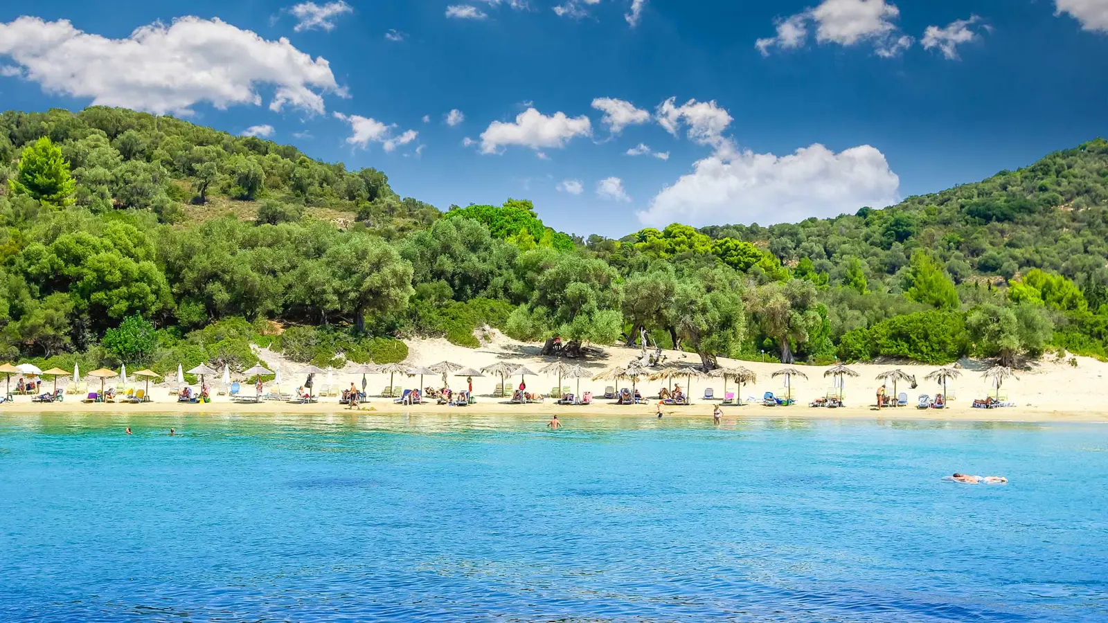 Skiathos. Koukounaries beach.