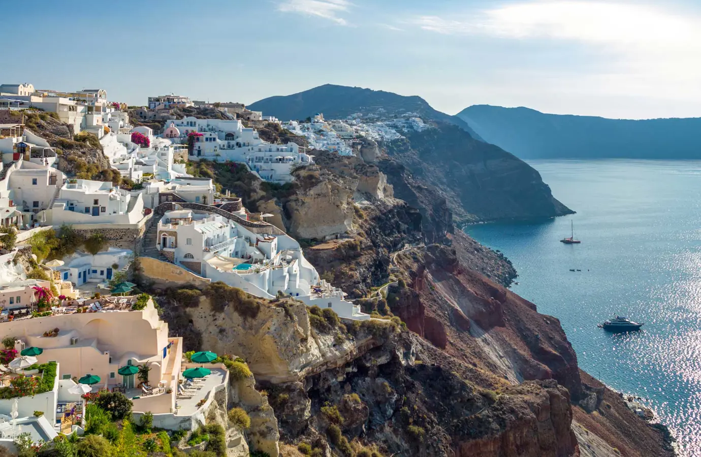 Santorini. Vulcano Caldera.