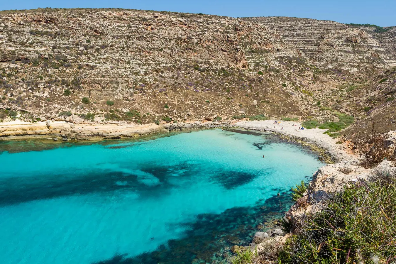 Lampedusa. Cala Pulcino.