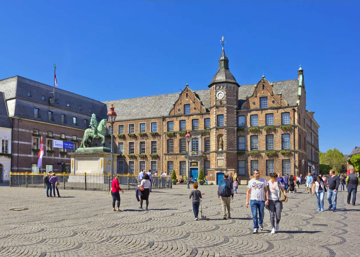 Dusseldorf. City Hall Square.