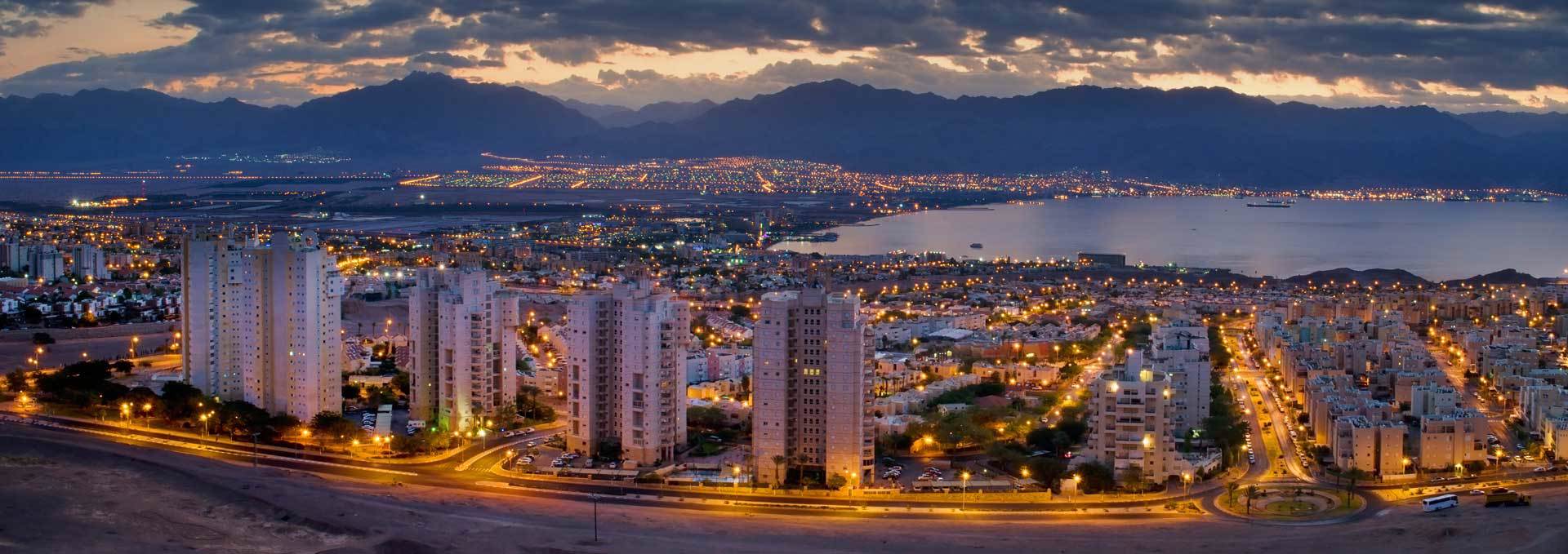 Panoramic view on Eilat.