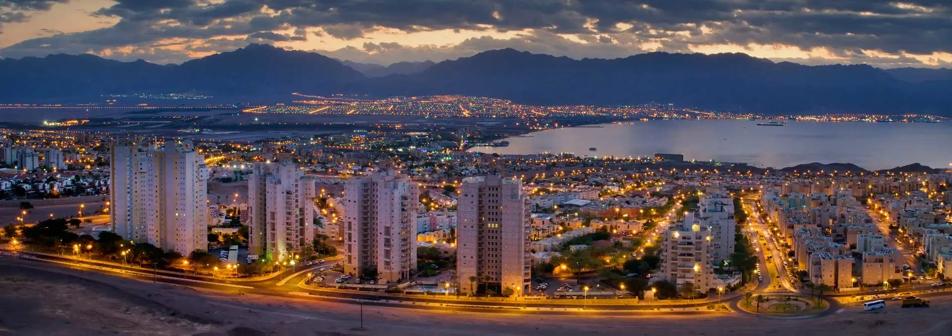 Vista panoramica su Eilat.