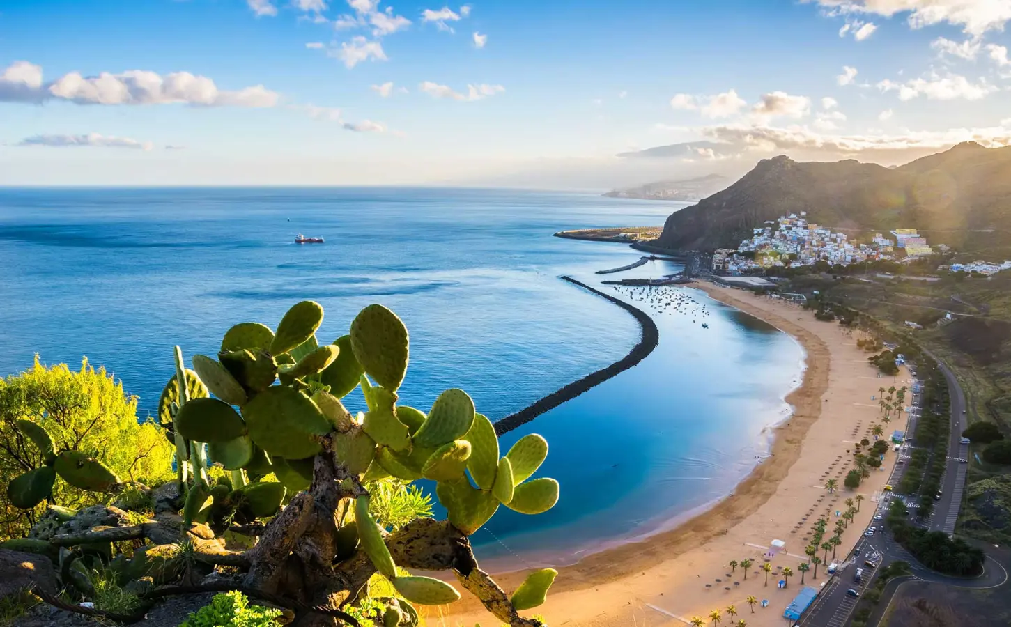 Tenerife. Las Teresitas beach.