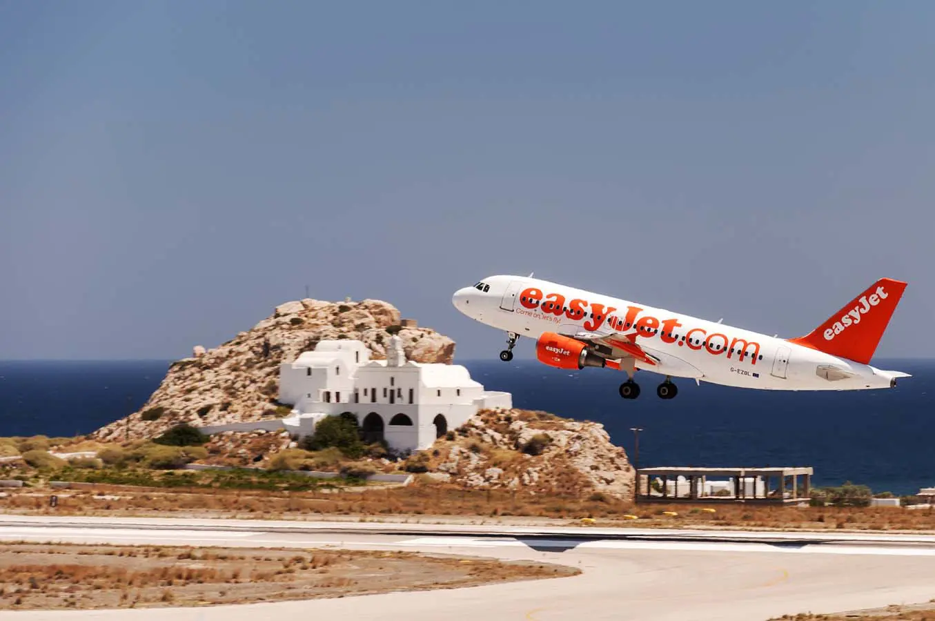 Aeroporto di Santorini.