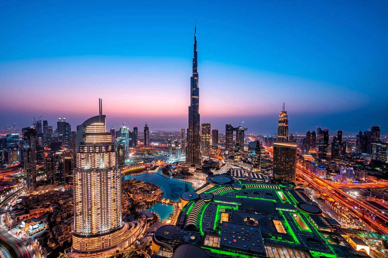 Skyline di Dubai. 