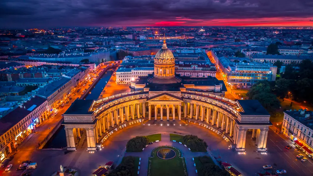 La cattedrale  Kazan a San Pietroburgo