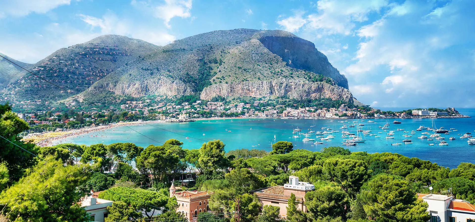 Mondello. Palermo Coast.